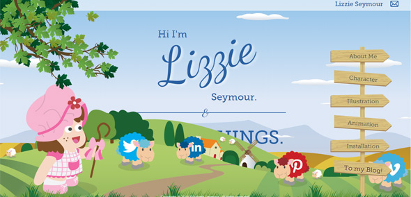 Lizzie-Seymour thiet ke website portfolio chuyen nghiep