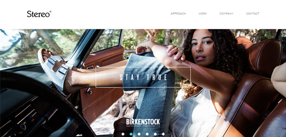 Stereo-Creative thiet ke website portfolio chuyen nghiep