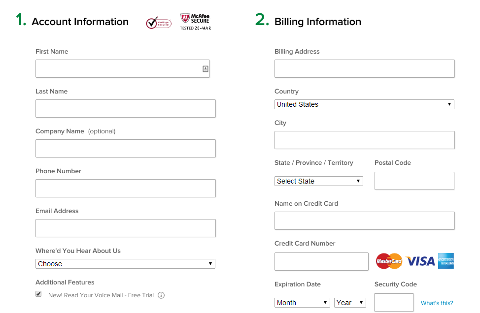 grasshopper billing page thiet ke web ban hang