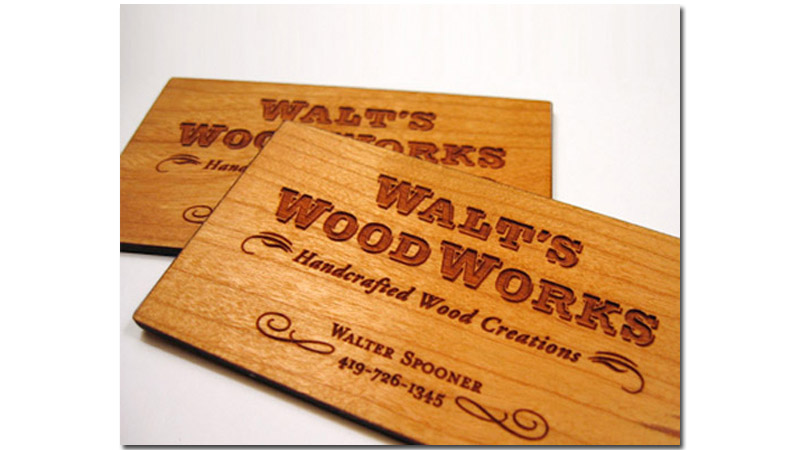 Walt's Wood Works thiet ke bo nhan dien thuong hieu sang tao