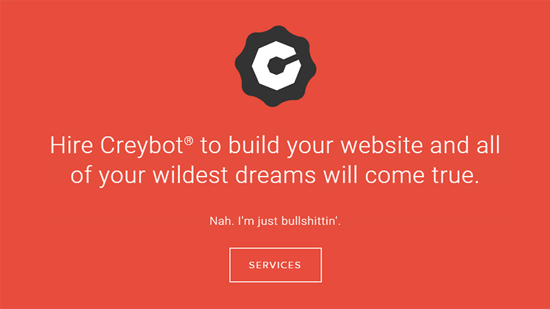 Creybot thiet ke website negative space