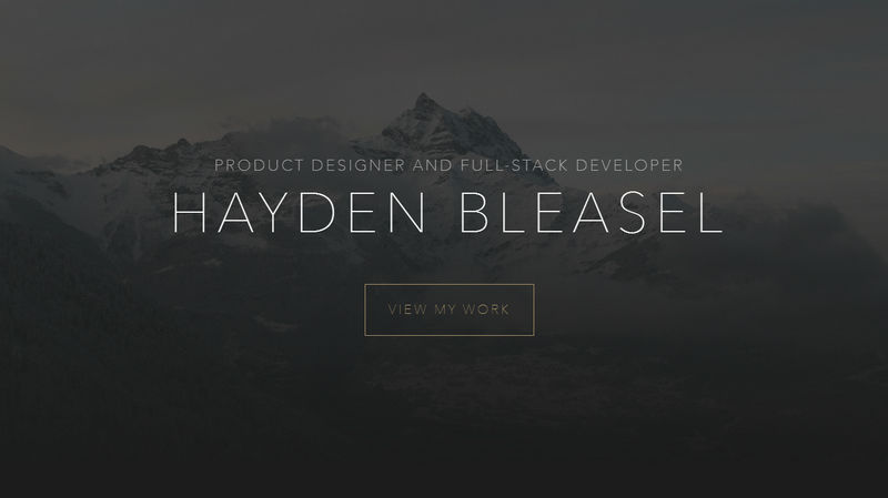 Tạo cảm giác rộng mở trên website nhờ khai thác khoảng trắng Hayden Bleasel thiet ke website negative space