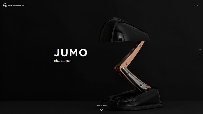 New JUMO Concept headline trong thiet ke web