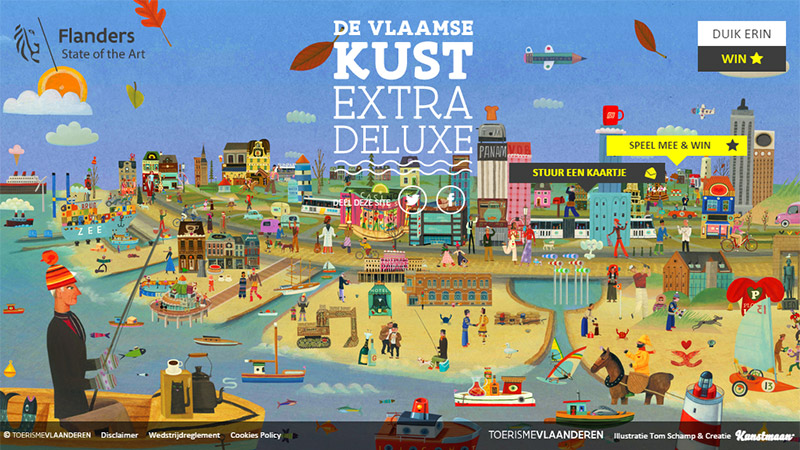De Vlaamse Kust Extra Delux thiet ke website depe