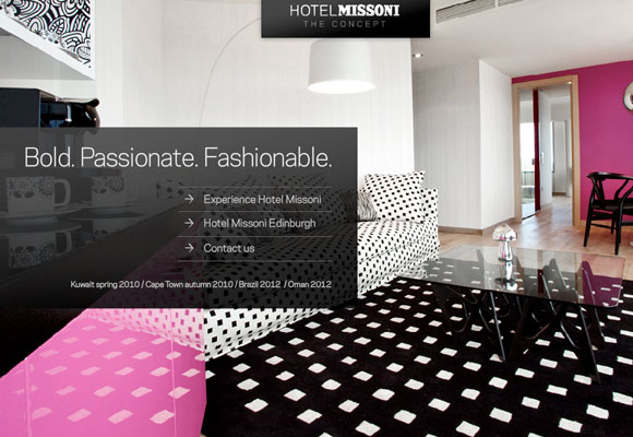 hotelmissoni thiet ke web khach san