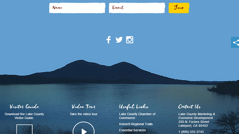 Lake County thiet ke website dep