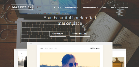 Tải về 20 WooCommerce Theme xuất sắc để tạo webiste cửa hàng online Marketplace-WordPress-Theme---Marketify