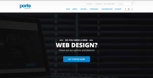 Tải về 20 WooCommerce Theme xuất sắc để tạo webiste cửa hàng online porto Businessthiet ke website ban hang