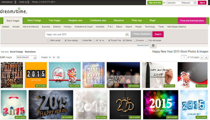 dreamstime thiet ke web