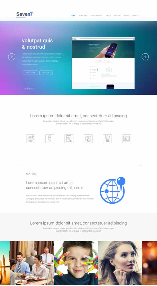 seven7 free landing page responsive template thiet ke web ban hang