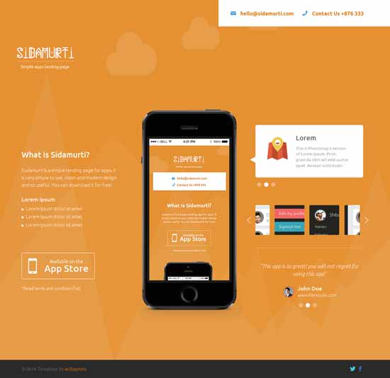 sidamurti free landing page responsive template thiet ke web ban hang