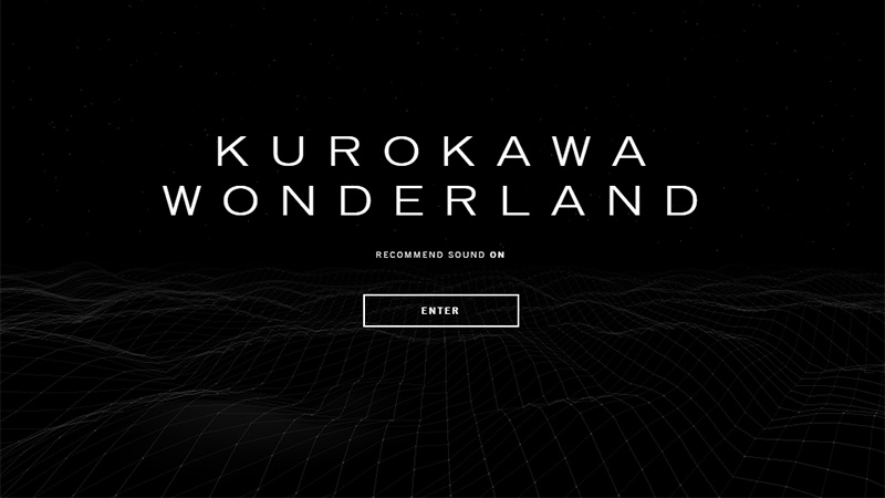 Kurokawa Wonderland xu huong thiet ke web moi