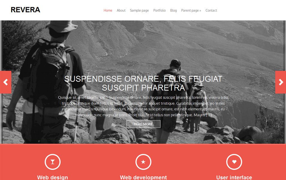 revera free portfolio wordpress theme thiet ke web