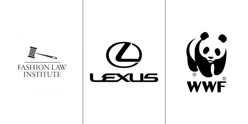 Thiet ke logo den trang dep Fashion Law Institute/Lexus/WWF