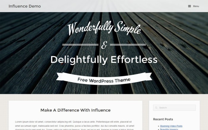 influence free portfolio wordpress theme e1419370763239 thiet ke web