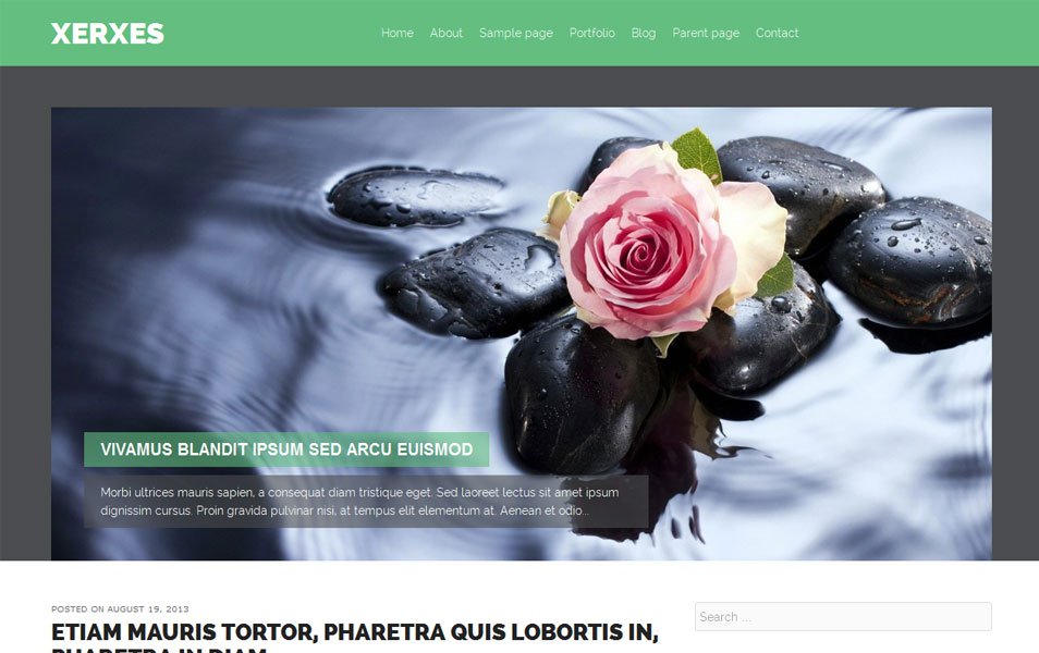 xerxes free portfolio wordpress theme thiet ke web