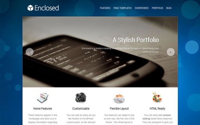 enclosed free wordpress portfolio theme e1419453195153 thiet ke web