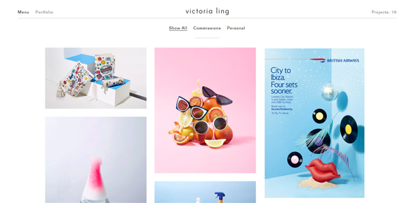 25 website sáng sủa nhờ biết cách dùng khoảng trắng (white space) Victoria-Ling thiet ke website dep