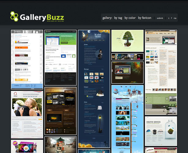 gallerybuzz thiet ke web