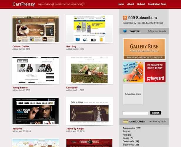 cartfrenzy thiet ke web