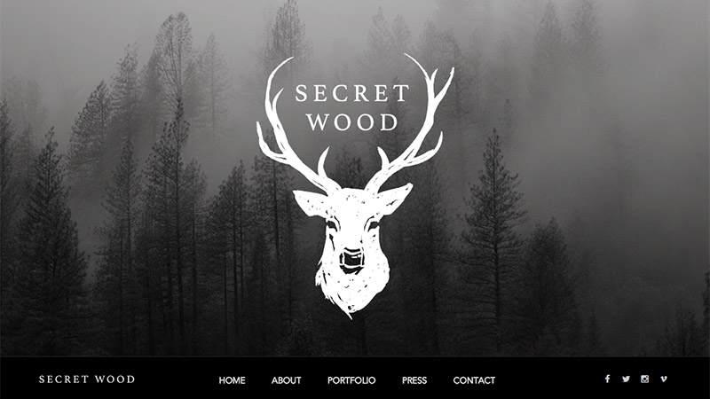 Secret Wood cach thiet ke website dep