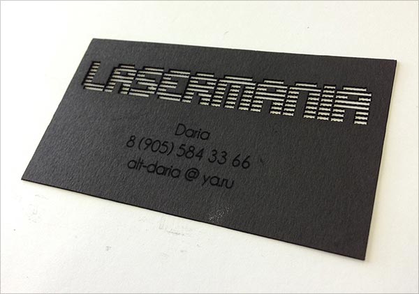 Thiet ke bo nhan dien thuong hieu sang tao Lasermania-lasercut-Business-card-for-inspiration