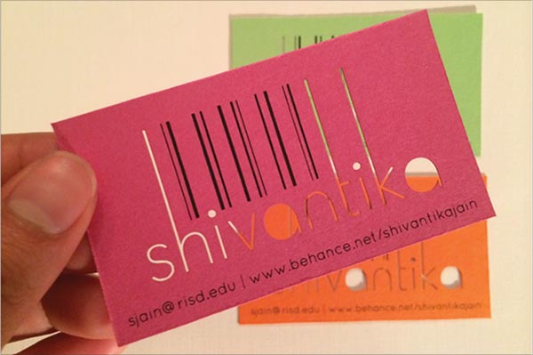 Thiet ke bo nhan dien thuong hieu sang tao Shivantika-Web-Design-Lasercutting-Business-card-design