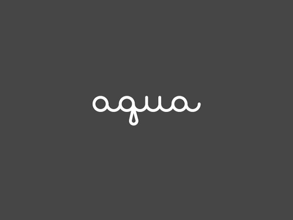 Aqua thiet ke logo dep