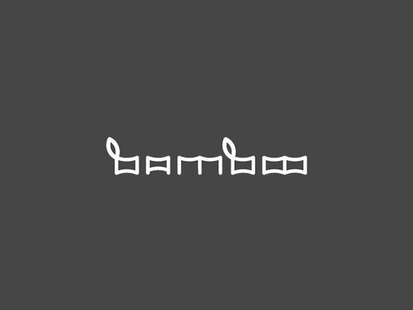 Bamboo thiet ke logo dep