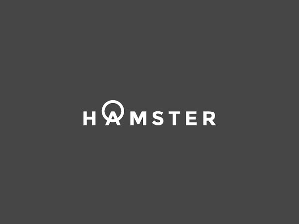 Hamster thiet ke logo dep