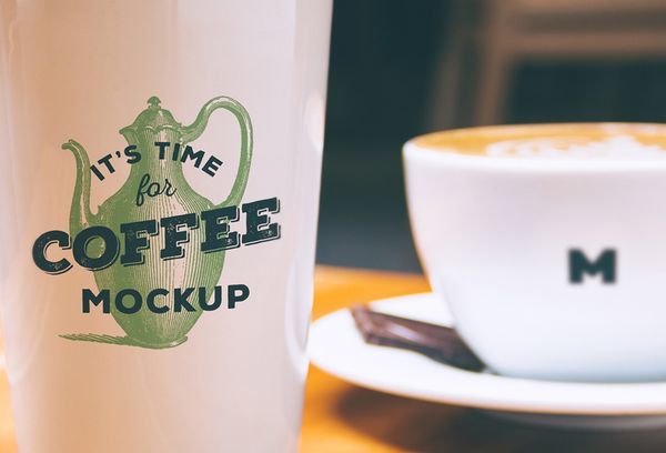 Coffee Mug PSD MockupThiet ke logo chuyen nghiep