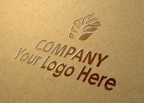 GemGfx Realistic Logo Mockup 2Thiet ke logo chuyen nghiep