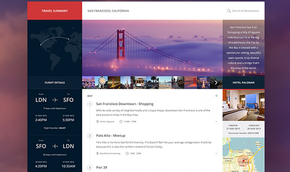 Travel-Summary thiet ke website du lich