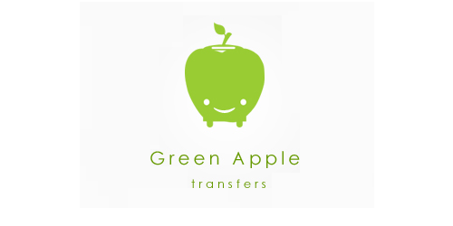 15+ ý tưởng thiết kế logo xanh tràn ngập tính sáng tạo Green Apple Transfers thiet ke logo dep thiet ke logo dep