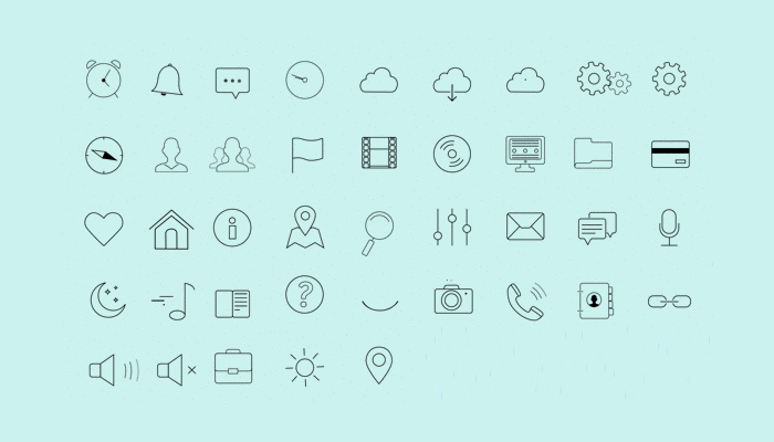 20 bộ icon miễn phí cho thiết kế theo phong cách tối giản của bạn Thiet ke bo nhan dien thuong hieu chuyen nghiep