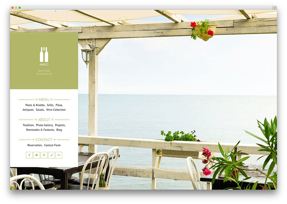 Chuẩn sáng tạo với những mẫu thiết kế web nhà hàng 2015 6