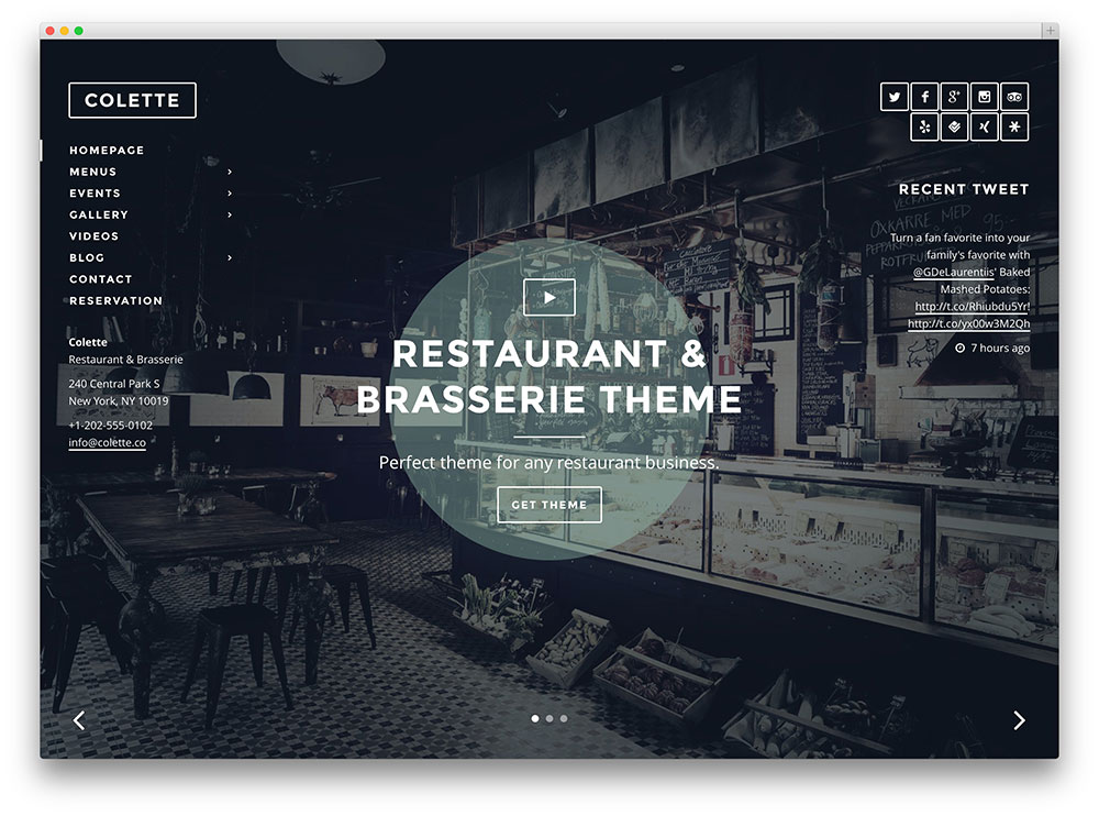 Chuẩn sáng tạo với những mẫu thiết kế web nhà hàng 2015 10