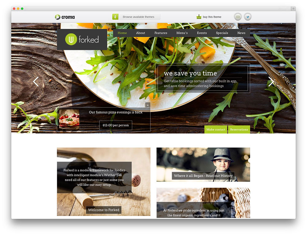 Chuẩn sáng tạo với những mẫu thiết kế web nhà hàng 2015 46
