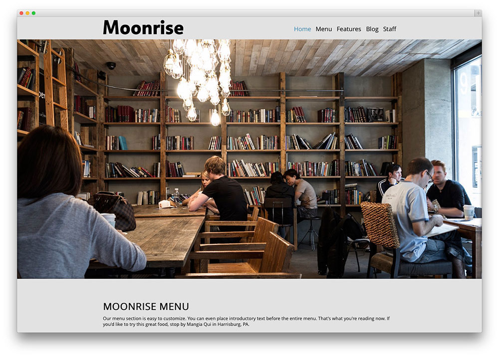 Chuẩn sáng tạo với những mẫu thiết kế web nhà hàng 2015 25