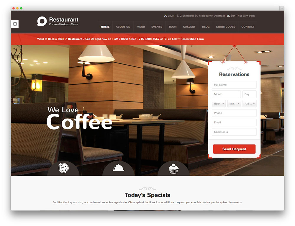 Chuẩn sáng tạo với những mẫu thiết kế web nhà hàng 2015 39