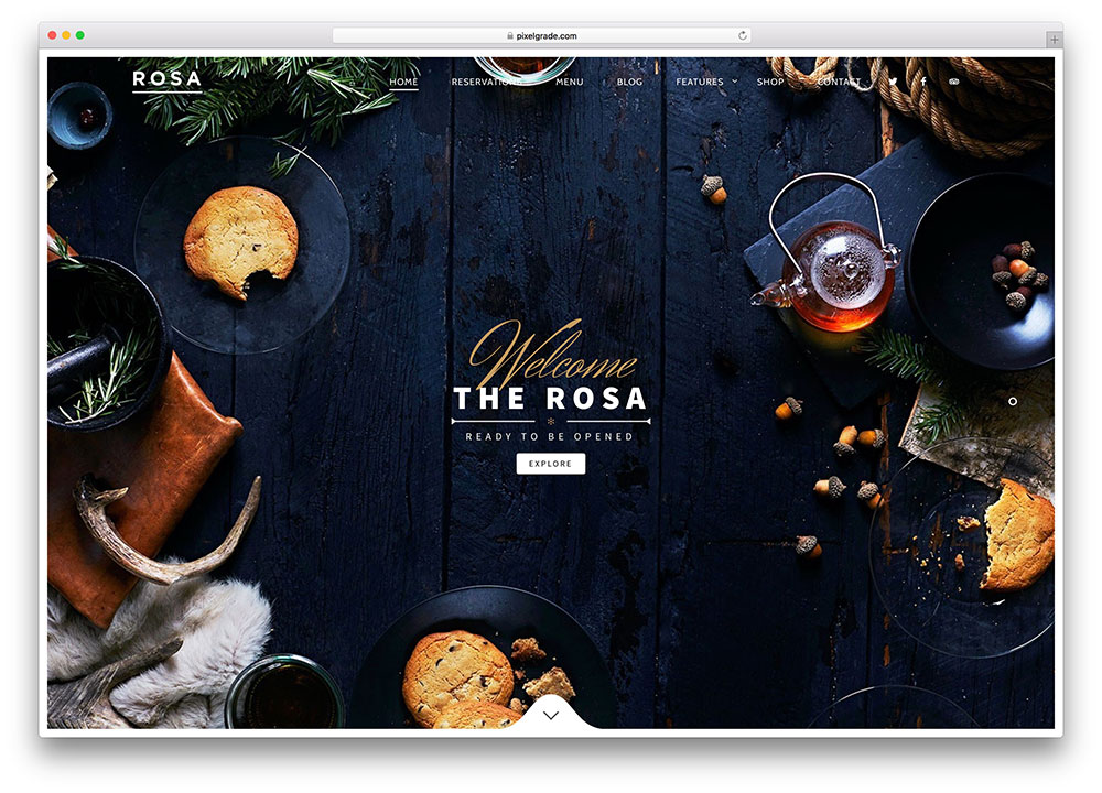 Chuẩn sáng tạo với những mẫu thiết kế web nhà hàng 2015 4