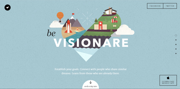 Be-Visionare thiet ke website don trang