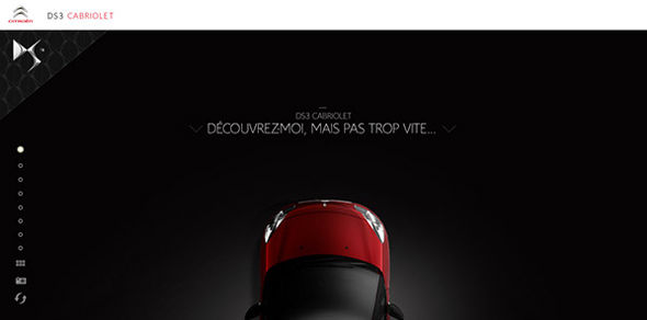 Citroen-DS3-Cab thiet ke website don trang