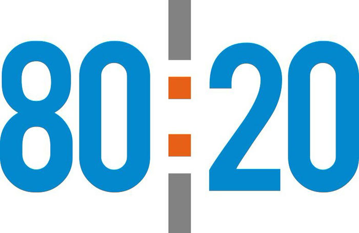 Quy luật 80/20 trong thiết kế website pareto