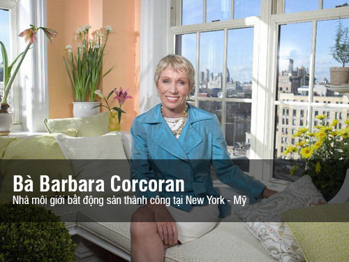 Bà Barbara Corcoran - Nhà môi giới bất động sản thành công tại New York - Mỹ