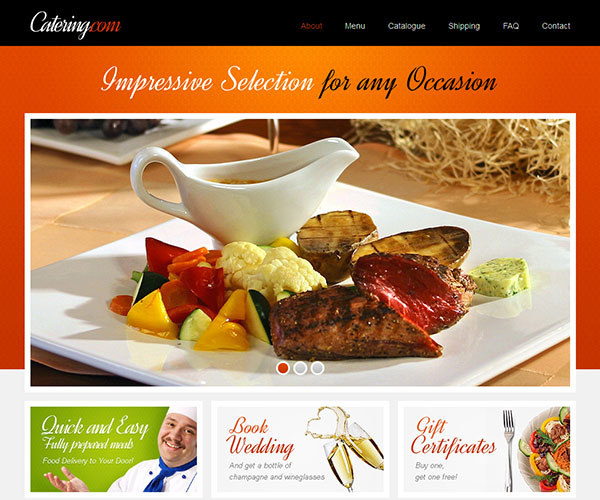 Catering Website Template