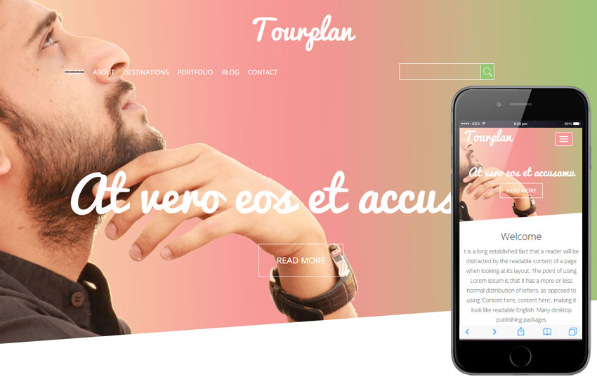 thiet ke website du lich dep