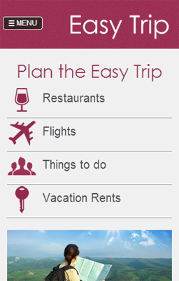 Mẫu thiết kế web du lịch miễn phí 005 - mobile