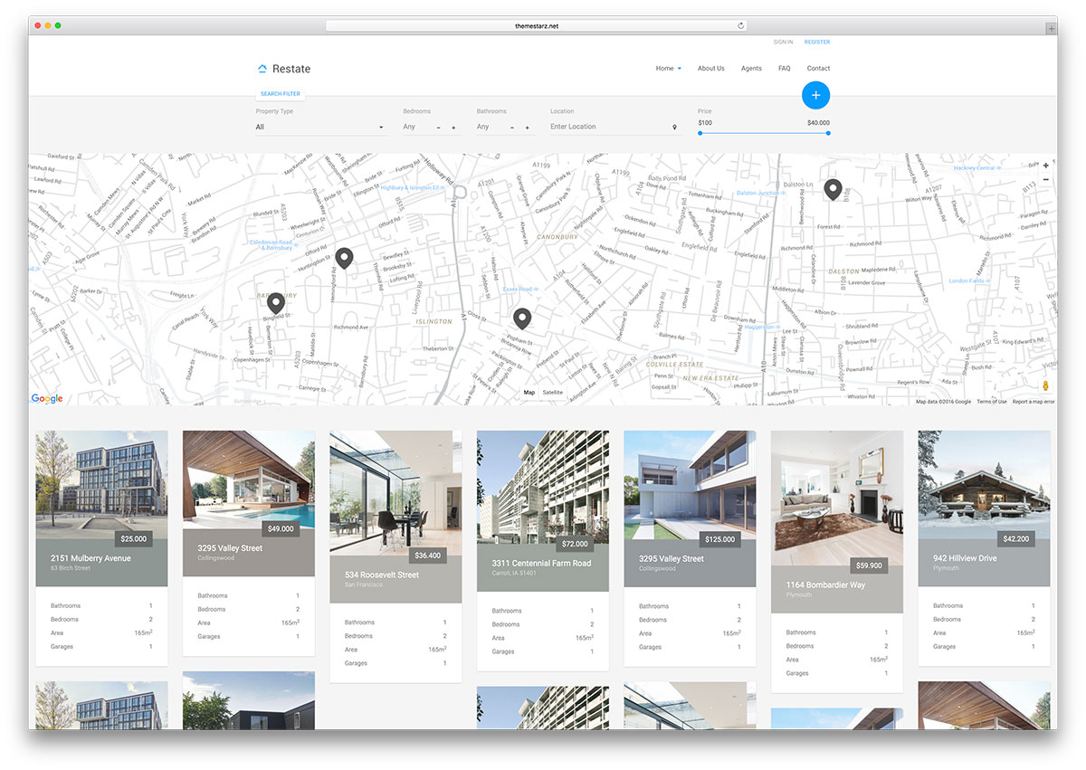 restate-minimal-google-map-html-real-estate-template