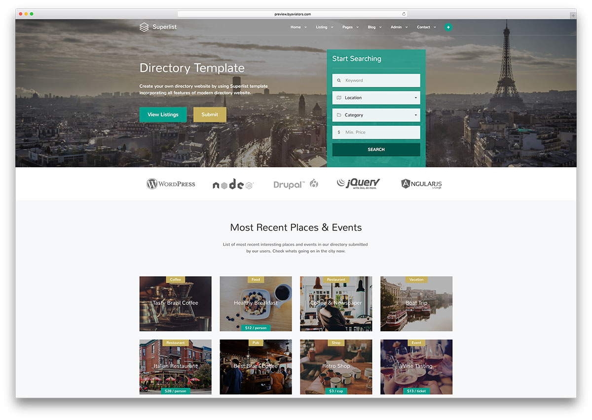 superlist-creative-directory-html-website-template